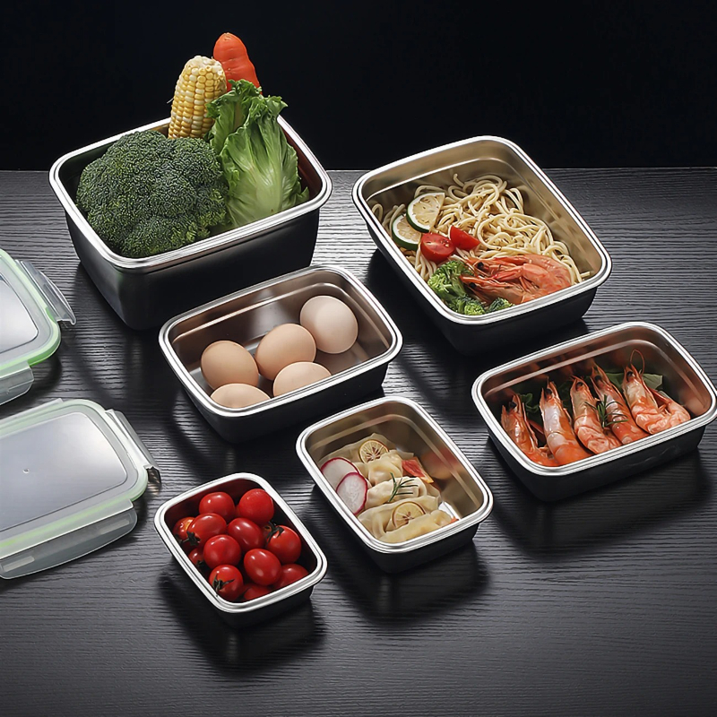 304 Stainless Steel Lunch Box  - огляд і ціна Food Storage Equipment