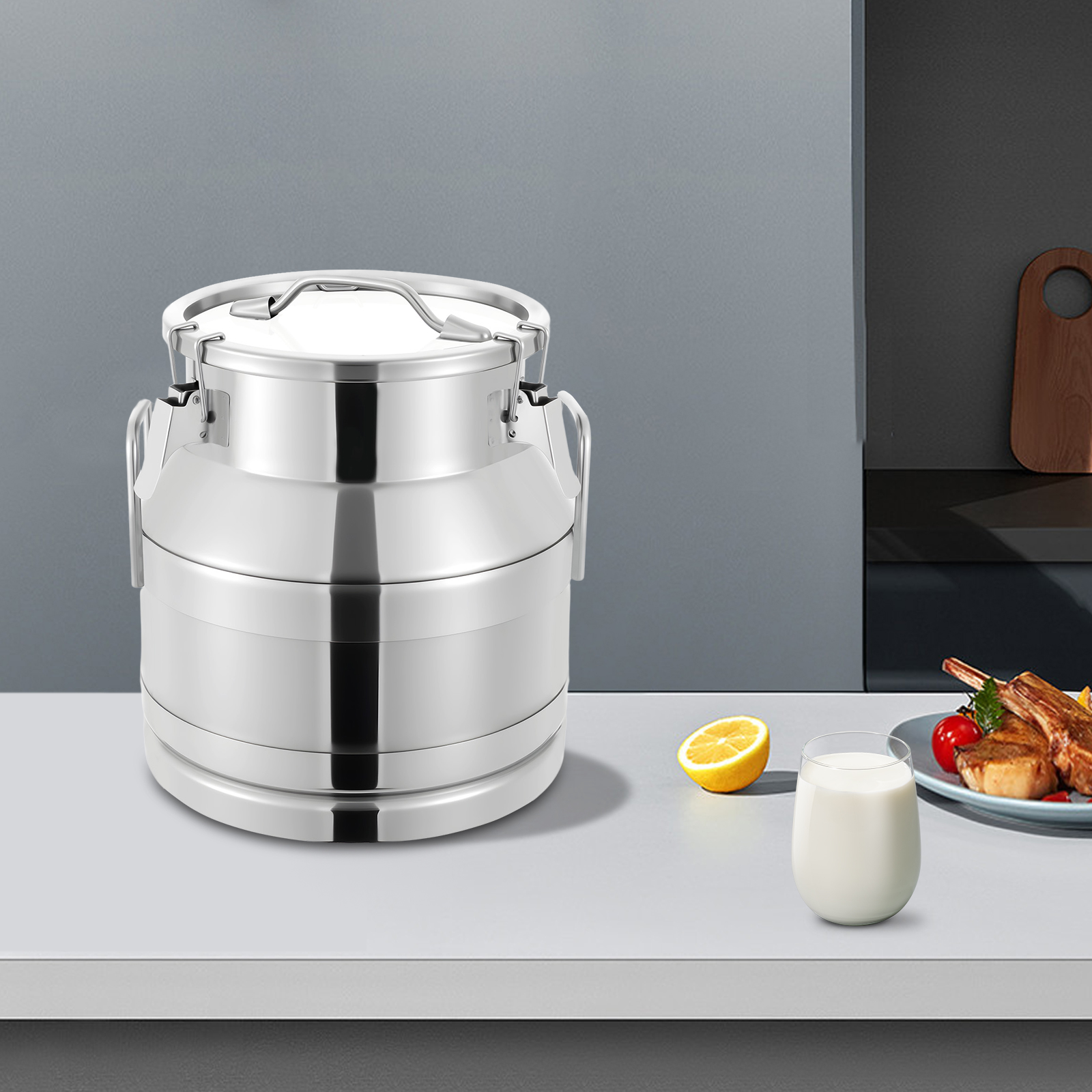 20L Milk Can 201 Non-magnetic  - огляд і ціна Food Storage Tank