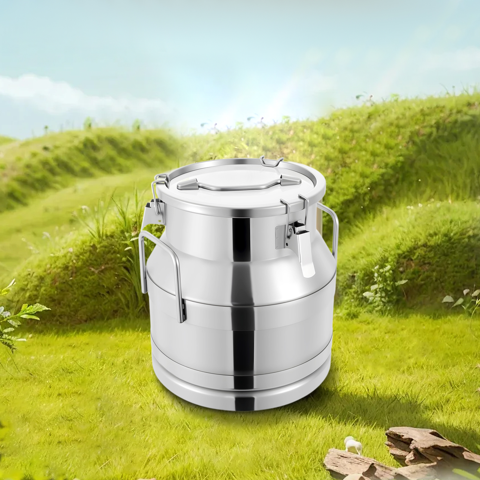20L Milk Can 201 Non-magnetic  - огляд і ціна Food Storage Tank