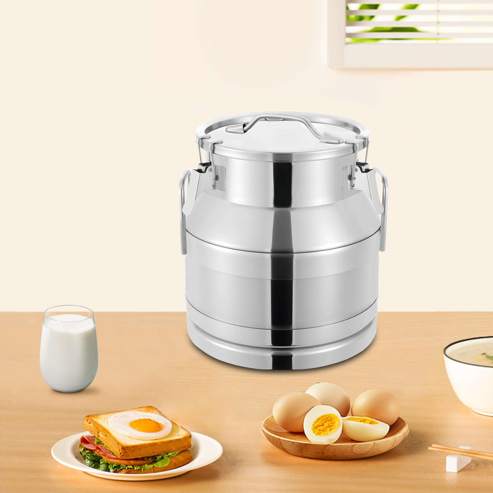 20L Milk Can 201 Non-magnetic  - огляд і ціна Food Storage Tank