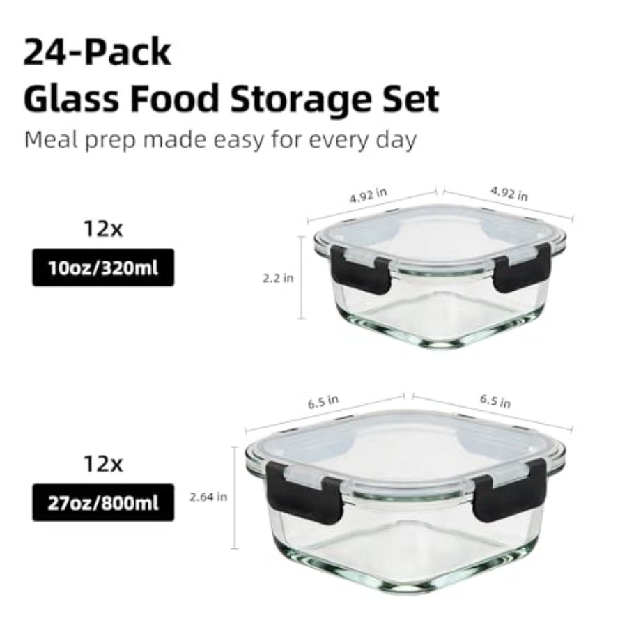 Food storage: glass, clear, ai - огляд і ціна Storage Food Prep