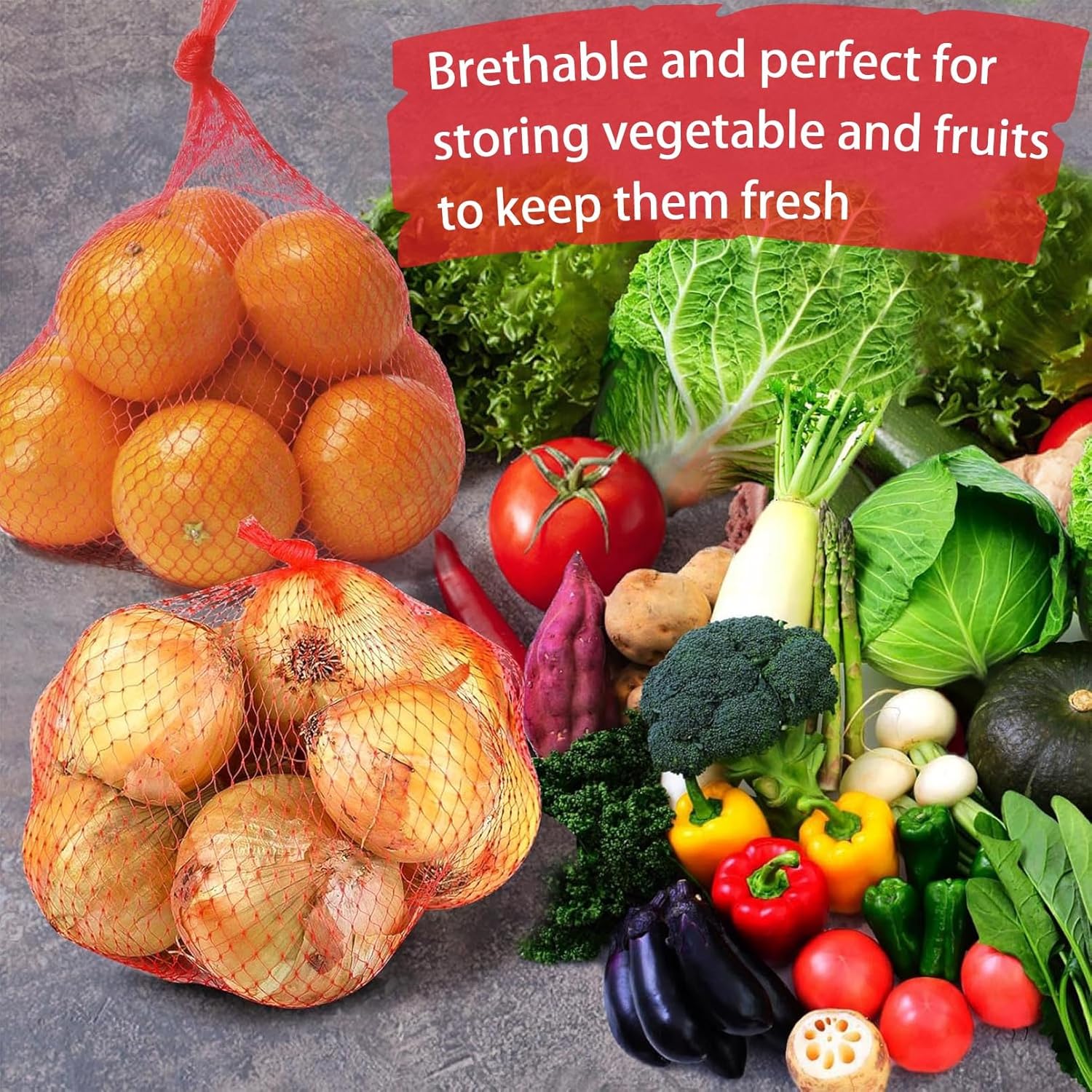 100Pcs Reusable Mesh Produce B - огляд і ціна Produce Bag Reusable Mesh