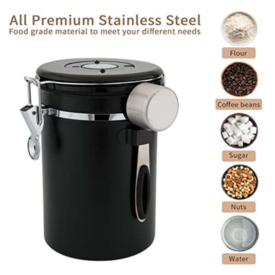x 2pack 22oz Airtight Stainles - огляд і ціна Food Storage With Scoop