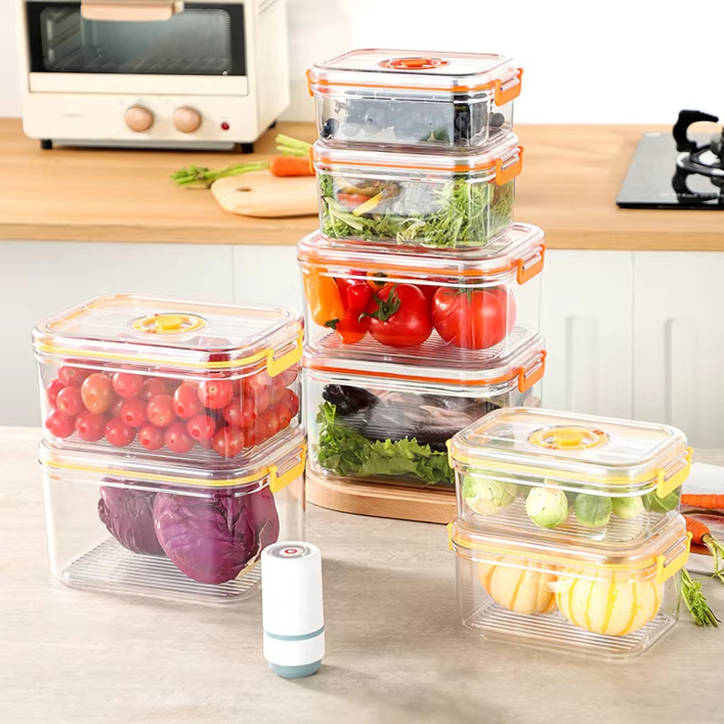 Vacuum Fresh-keeping Box Refri - огляд і ціна Food Storage Box Plastic