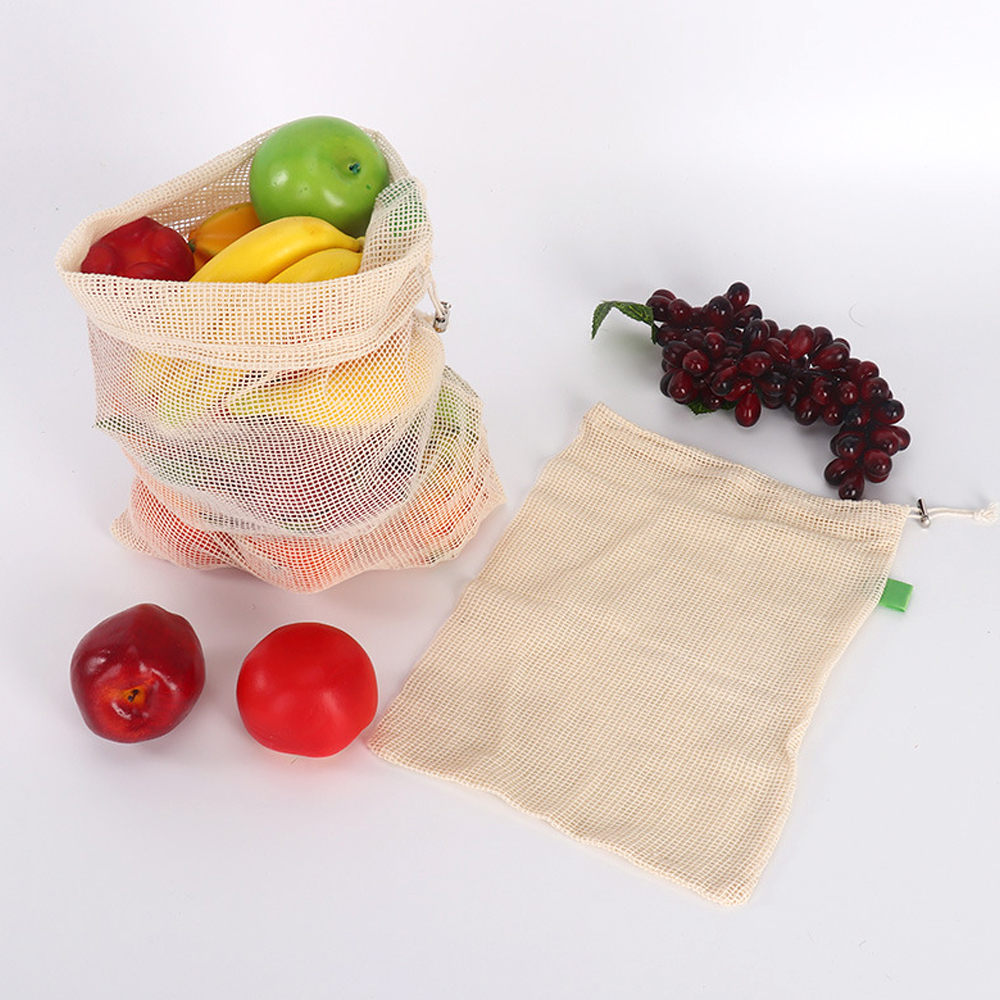 Reusable Cotton Mesh Produce B - огляд і ціна Produce Bag Reusable Mesh