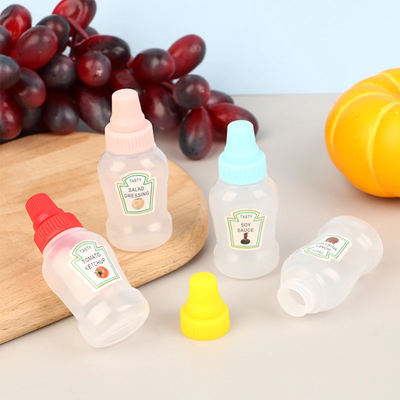 4Pcs/set Mini Sauce Bottle Ket - огляд і ціна Herb Keeper Container