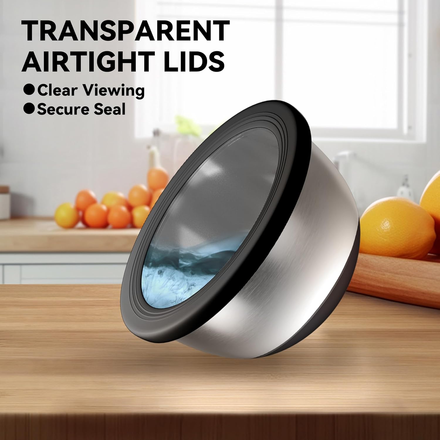 Stainless Steel Mixing Bowls w - огляд і ціна Storage Food Prep