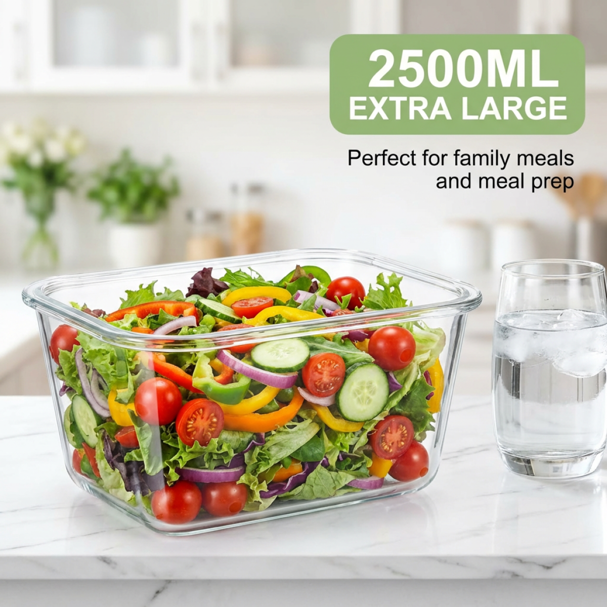 Large Capacity Borosilicate Gl - огляд і ціна Storage Food Prep