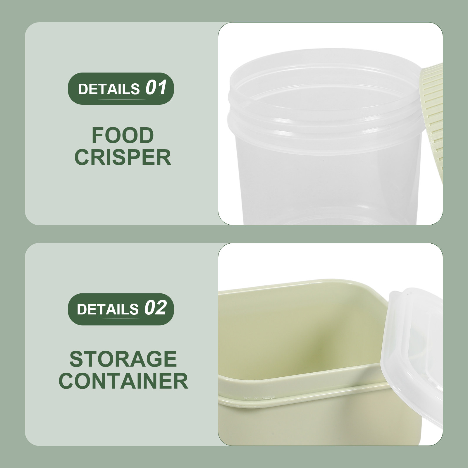 1Set Divided Baby Food Contain - огляд і ціна Food Storage Dividers