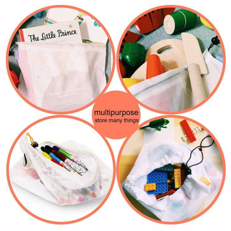 12Pcs Reusable Mesh Produce Ba - огляд і ціна Produce Bag Reusable Mesh
