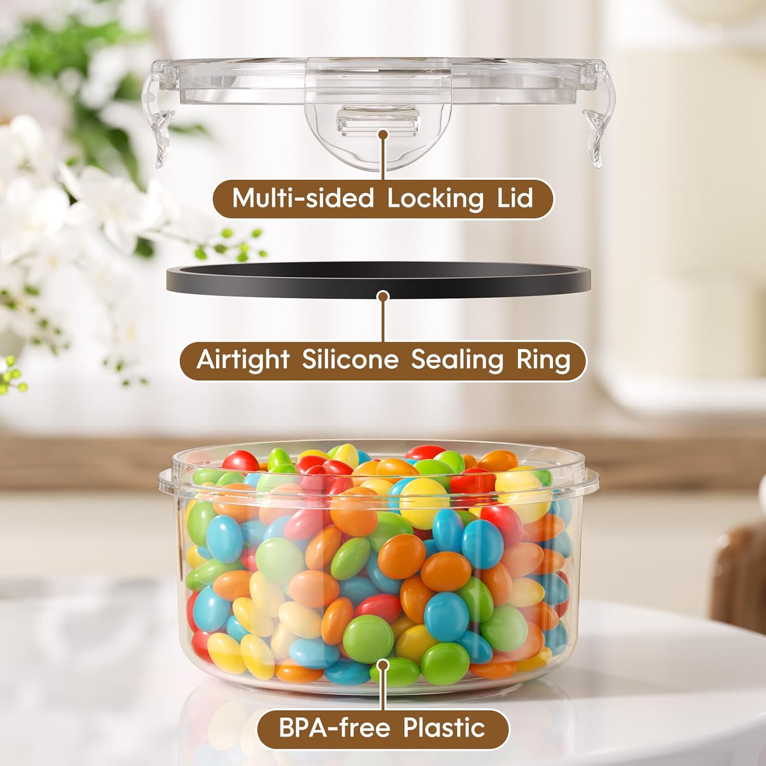 70 Piece Food Storage Containe - огляд і ціна Storage Food Prep