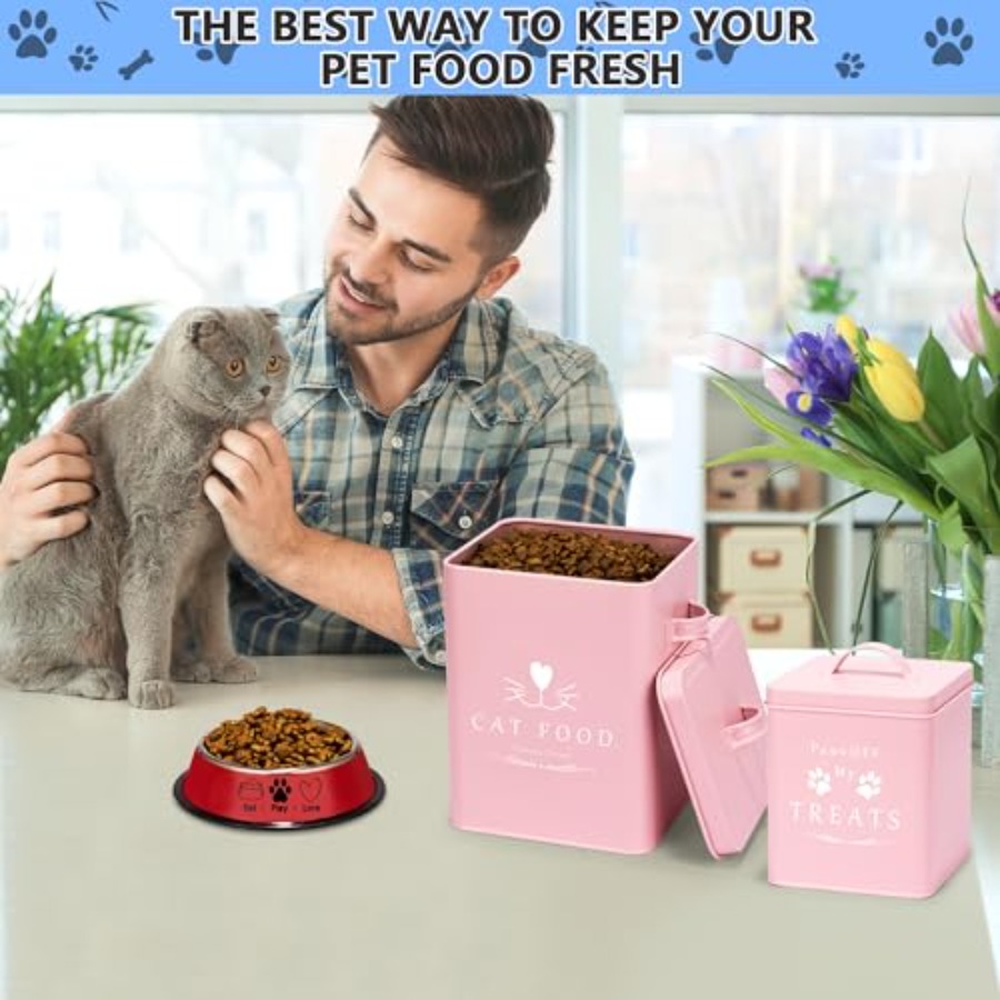 Farmhouse Cat Food and Treats  - огляд і ціна Food Storage With Scoop