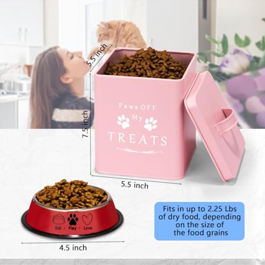 Farmhouse Cat Food and Treats  - огляд і ціна Food Storage With Scoop