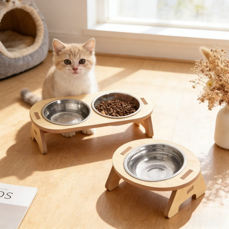 Wood Dog Food Bowl with Bracke - огляд і ціна Storage Tips For Food