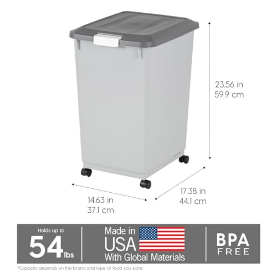 Dog Food Storage Container 54  - огляд і ціна Food Storage With Scoop