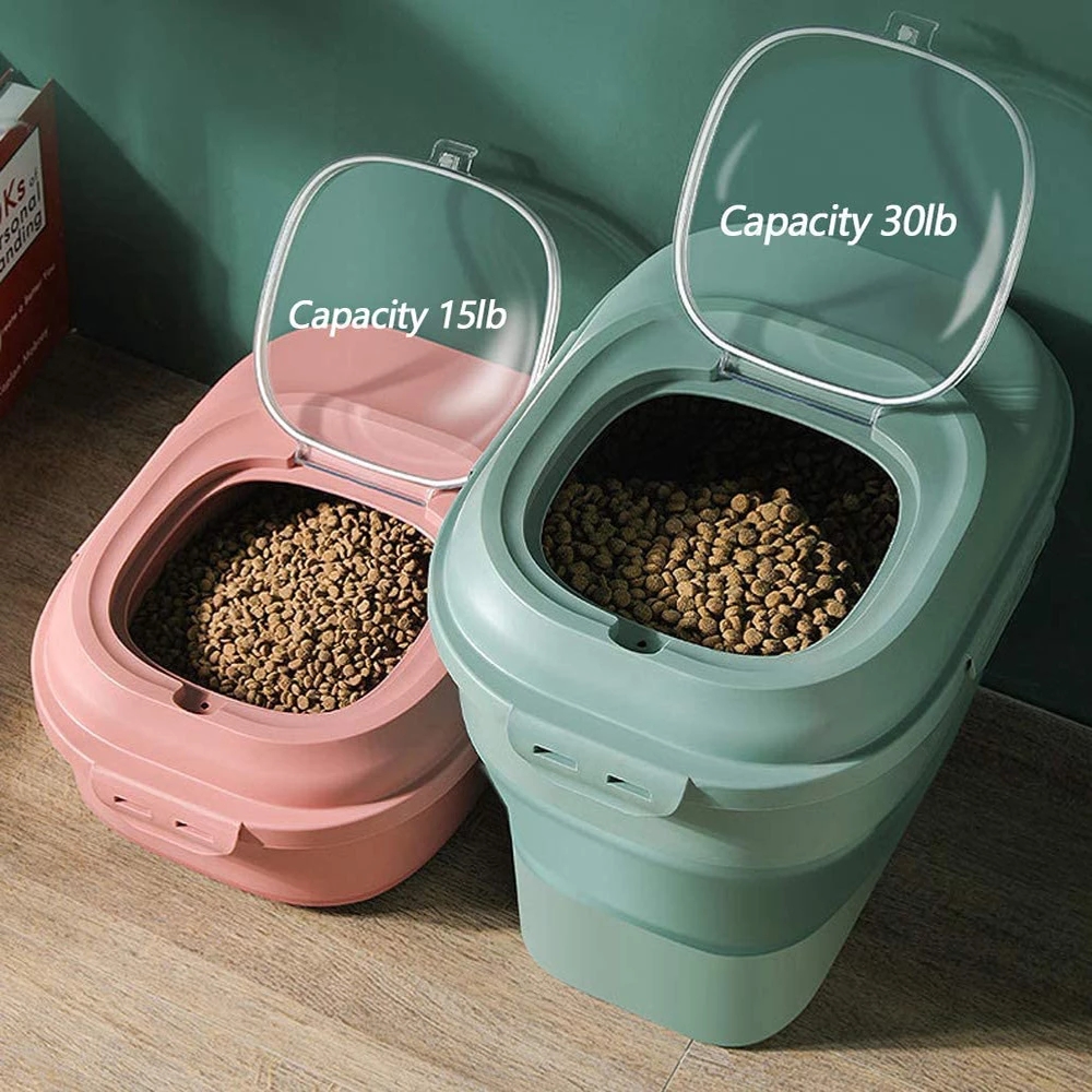 Foldable Pet Food Storage Cont - огляд і ціна Food Storage Large Plastic Containers