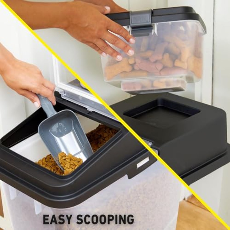 3 Piece Airtight Dog Food Stor - огляд і ціна Food Storage With Scoop