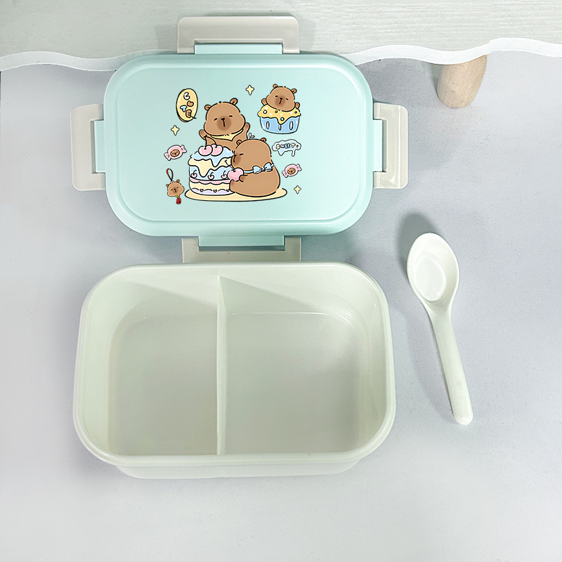 Capybara Bento Lunch Box Carto - огляд і ціна Food Storage Boxes