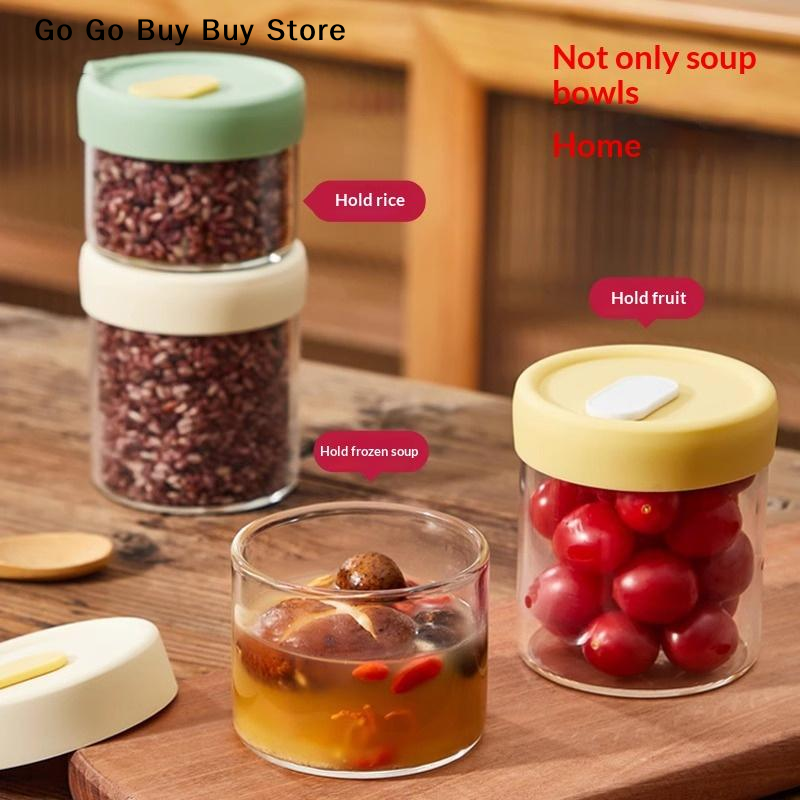 【ST】1Pc 240/400ML Glass Food S - огляд і ціна Food Storage With Glass Lids