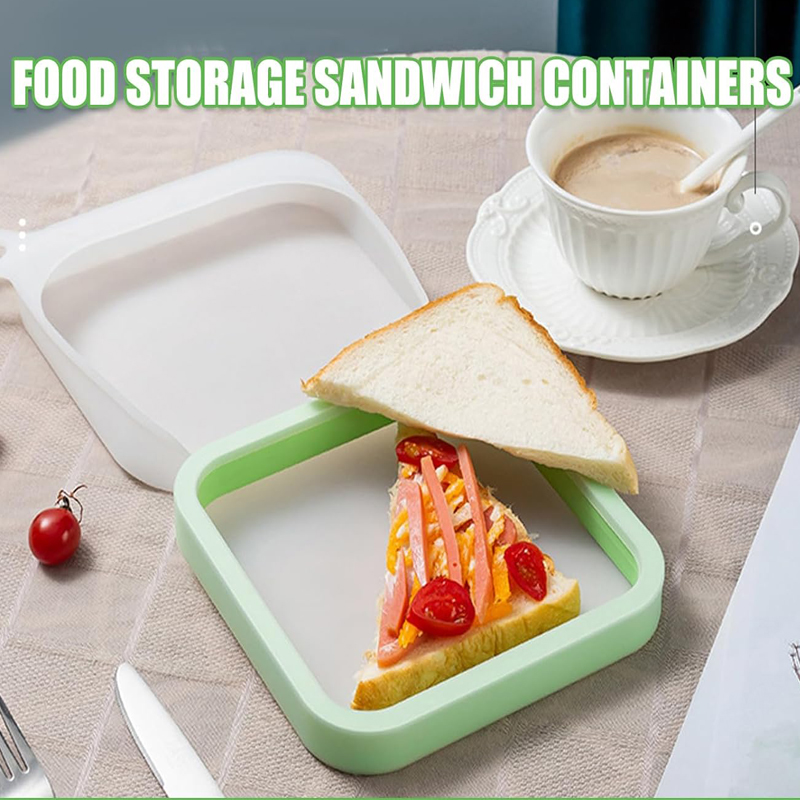 Silicone Sandwich Toast Bento  - огляд і ціна Food Storage With Scoop