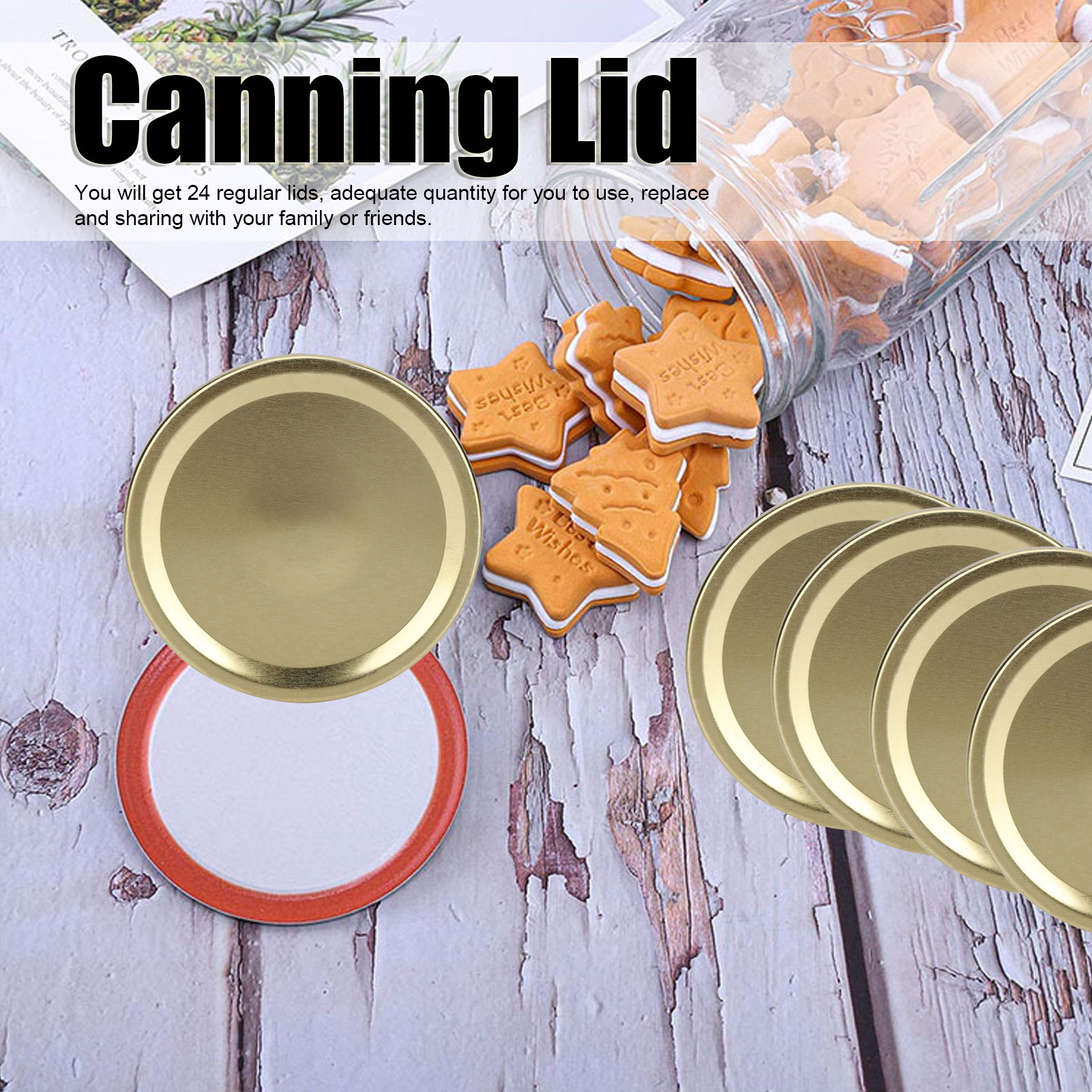 Round Split Type Lids Canning  - огляд і ціна Herb Keeper Container