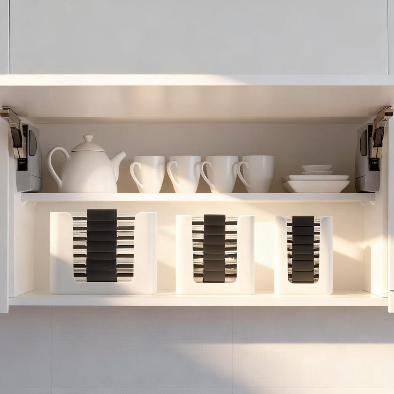3 Pieces Lid Storage Rack Rect - огляд і ціна Food Storage Square Containers
