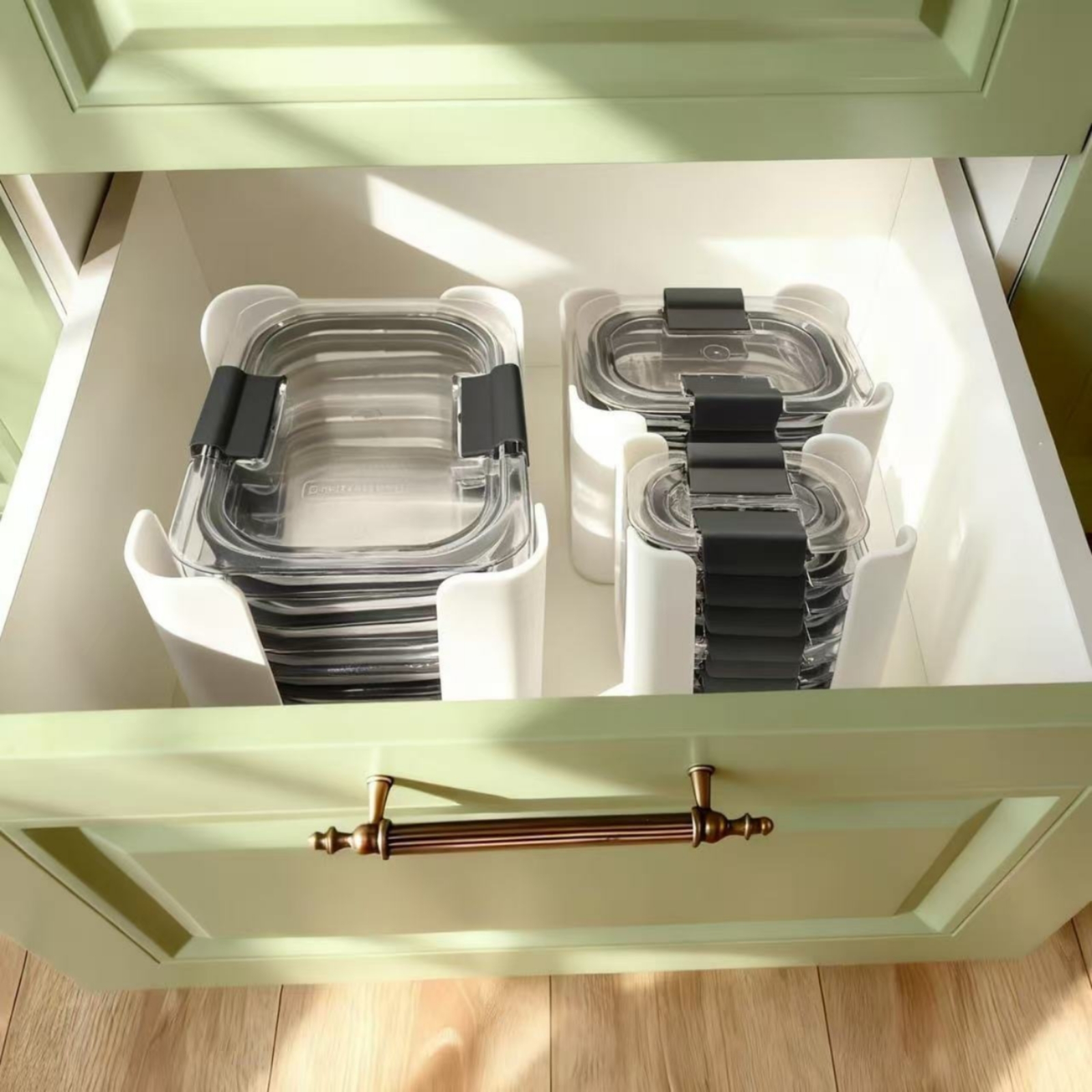3 Pieces Lid Storage Rack Rect - огляд і ціна Food Storage Square Containers